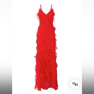 Rat & Boa Cecelia red maxi dress